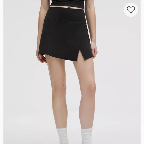 lululemon Align™ High-Rise Wrap-Front Skirt Black NWT size 6 - Picture 3 of 4